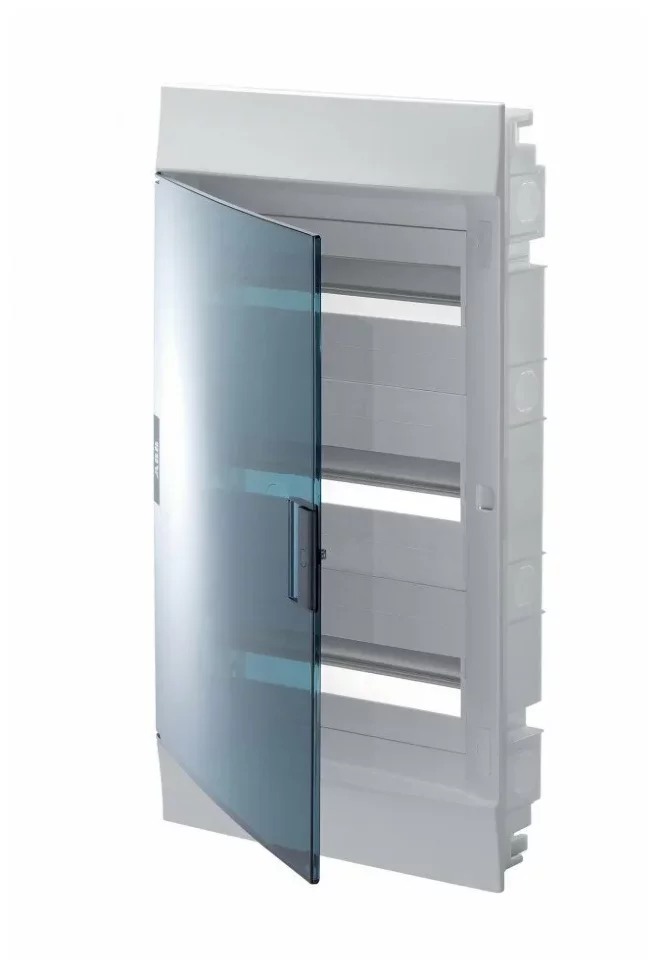 ABB Mistral41 Бокс в нишу 36М зеленая прозрачная дверь (с клемм)