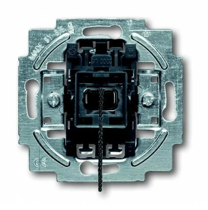 Abb BJE Механизм 2-клавишного переключателя, 10А 250В, серия Future/Axcent/Carat/Династия/Allwetter/, цвет 5 010 2000/6/6US-101-500 2CKA001011A0928 в Москве