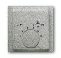 Терморегулятор теплого пола, с датчиком, 16А/250 В, ABB Impuls серебристый 2CKA001710A3747 + 2CKA001032A0498