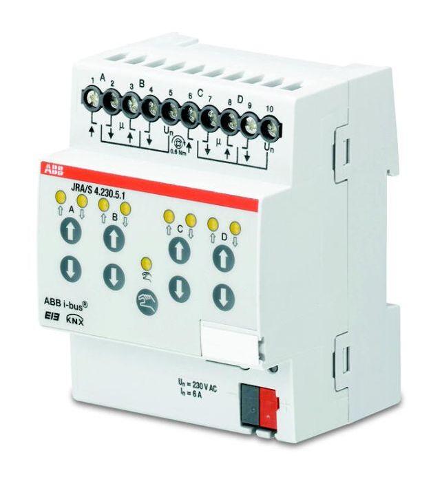 ABB KNX JRA/S 4.230.5.1 Активатор жалюзи 4-кан., руч/упр., контроль положения, 230В 2CDG110125R0011 в Москве