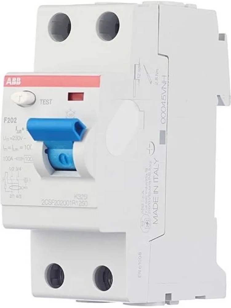 ABB F204 A-40/0,03 УЗО 4-x полюсное 40А 30mA тип А 10кА 2CSF204101R1400 2CSF602041R1250 в Москве