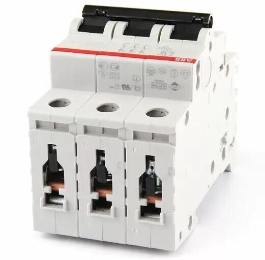 ABB S203 2CDS273001R0254 Автоматический выключатель трехполюсный 25А (10 кА, C) в Москве