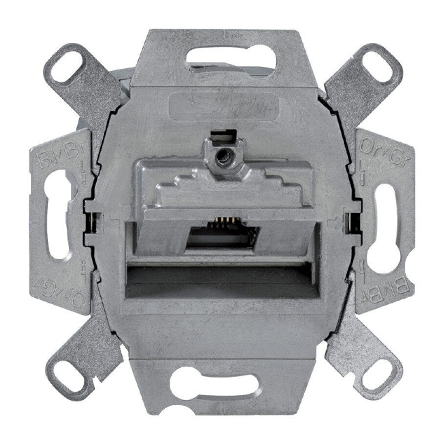 ABB BJE Мех Компьютерная розетка 2-ая наклонная (5 кат, 155 Мбит/сек) 2CKA000230A0412 в Москве