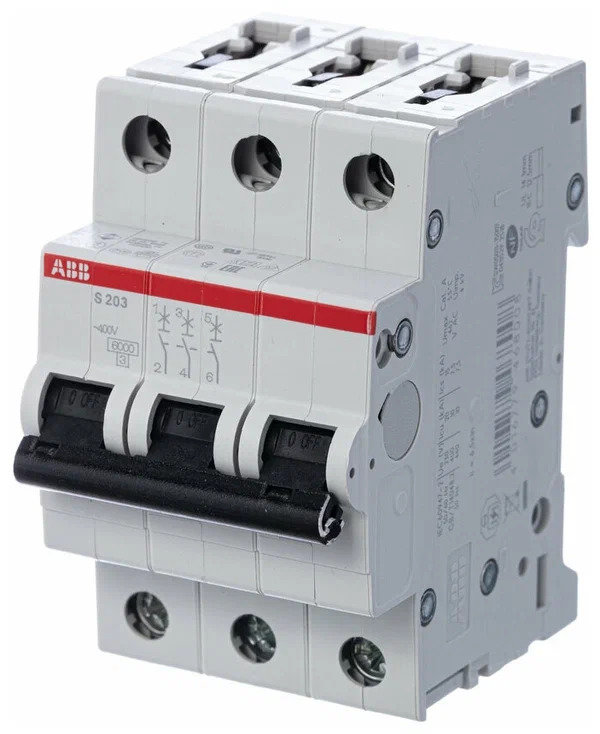 Автомат ABB S203 C63 63A (C) 6kA