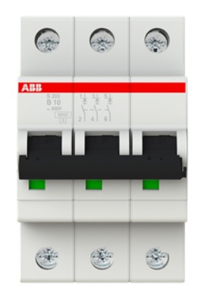 ABB S203 Автоматический выключатель 3P 6А (B) 6kA 2CDS253001R0065 в Москве