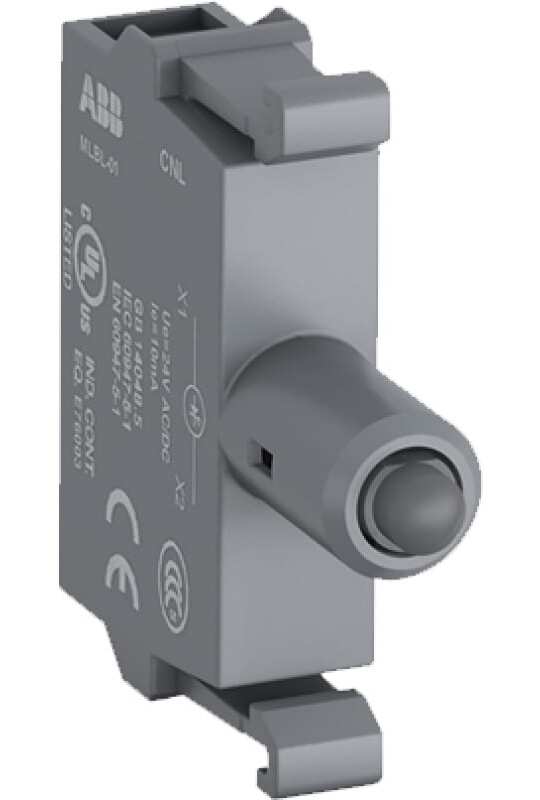 Abb COS Патрон MLBL-06G со встроенным светодиодом зеленый 220В DC в Москве