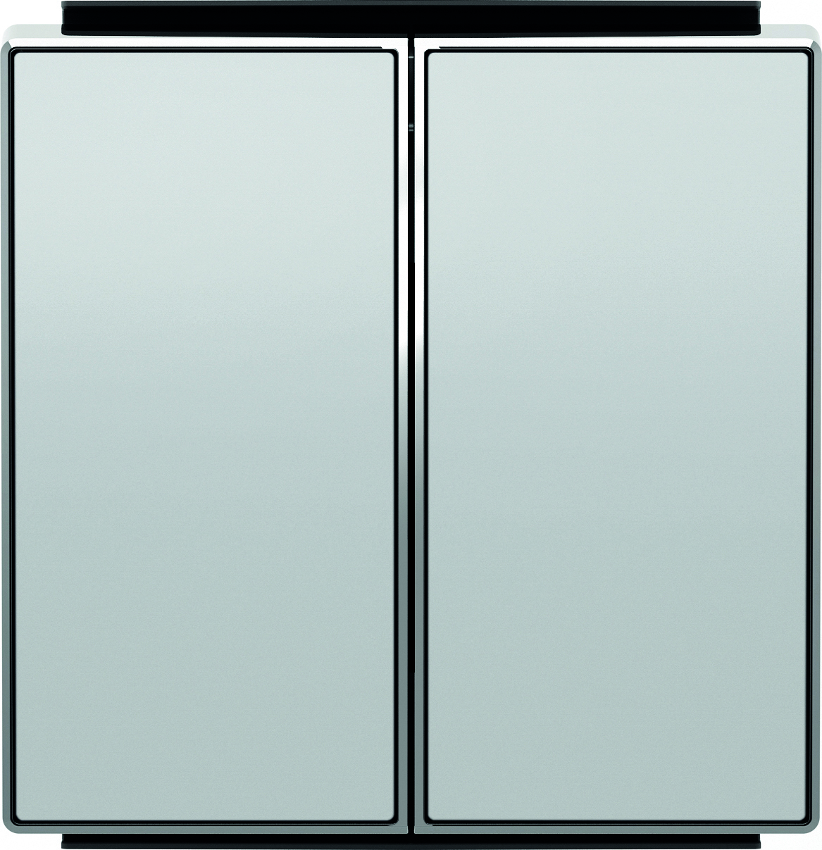 ABB SKY Серебристый алюминий Клавиша для 2-клавишных выключателей/кнопок 2CLA851100A1301