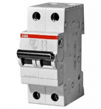 ABB S202 Автоматический выключатель 2P 6A (D) 6kA 2CDS252001R0061 в Москве