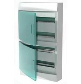 ABB Mistral41 Распределительный щит настенный 72М прозрачная зеленая дверь (с клемм) лампа e219 d в Москве