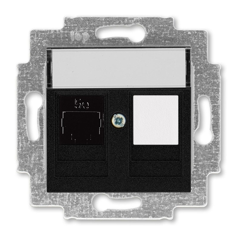 ABB Levit 2CHH480034A6063 Вывод кабеля (под рамку, с/у, антрацит/дымчатый черный) в Москве