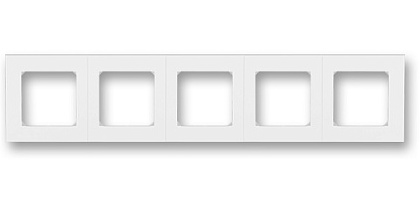 ABB Levit Рамка 5 постов белый / ледяной 2CHH015050A6001 в Москве