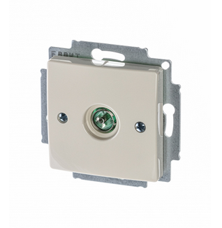 ABB Basic55 Слоновая Кость Розетка TV 1724-0-4280/2CKA001724A4280/ в Москве