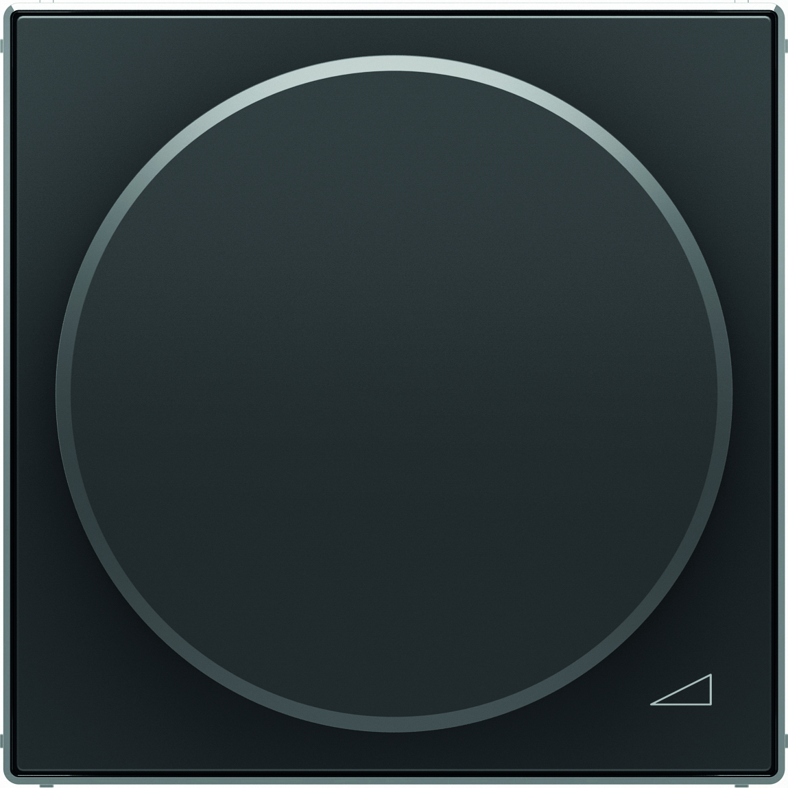 Светорегулятор поворотно-нажимной для LED (светодиодный), 4-100 Вт/ВА ABB Sky, черный бархат 2CLA856020A1501 + 2CKA006512A0335