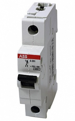 ABB S201 Автоматический выключатель 1P 6A (D) 6kA света в Москве