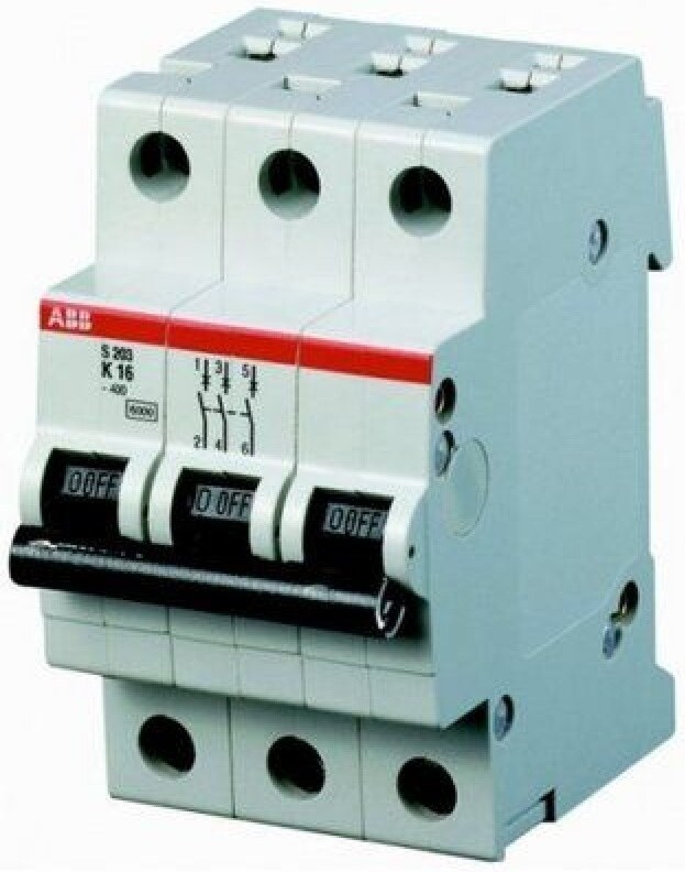 ABB S203-K20 Автоматический выключатель LS-выключатель K 3х полюсный 20 А в Москве