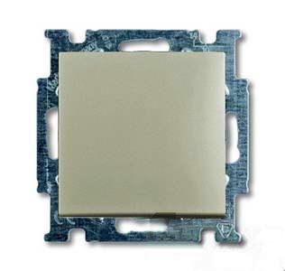 Выключатель одноклавишный ABB Basic 55, шампань 2CKA001012A2164