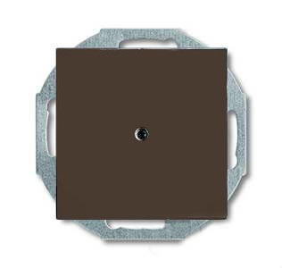 Заглушка с суппортом ABB Basic 55, шато-черный 2CKA001715A0315