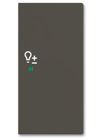 ABB Basic 55 Шато (чёрн) Клавиша двойная правая free@home, светорегулятор в Москве