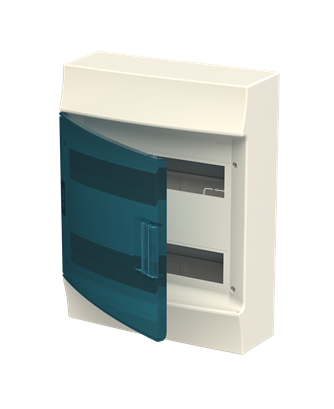 ABB Mistral41 Распределительный щит настенный 24М прозрачная зеленая дверь (с клемм) в Москве