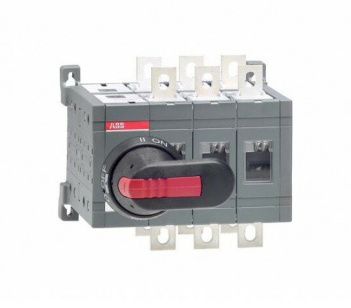 1SCA022771R3450; Рубильник (выключатель нагрузки) OT250E03CP реверсивный трехполюсный 3P до 250А в сборе ABB ot25f3с 3п 25а 2 направления в Москве