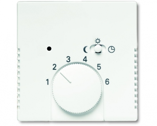ABB Basic55 2CKA001710A3866 Накладка терморегулятора поворотного (альпийский белый) в Москве