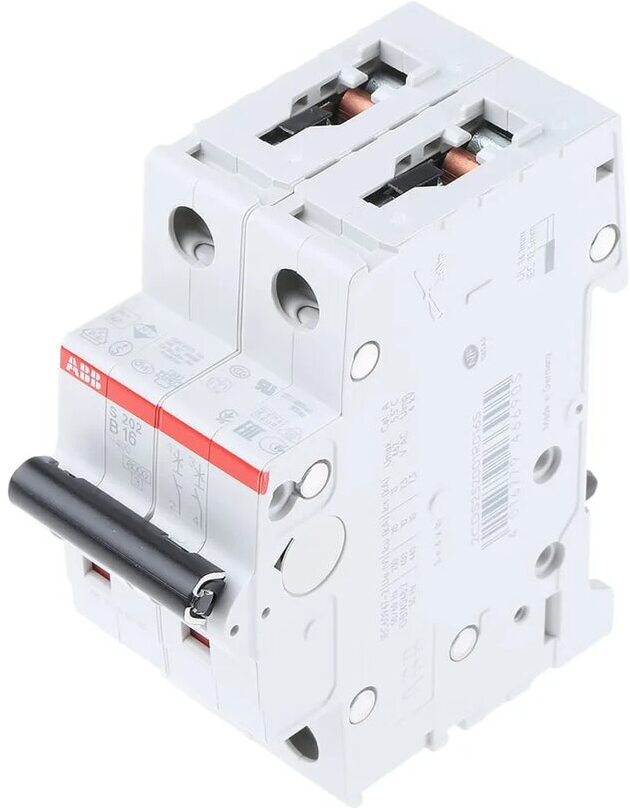 ABB S202 Автоматический выключатель 2P 50А (B) 6kA 2CDS252001R0505 в Москве