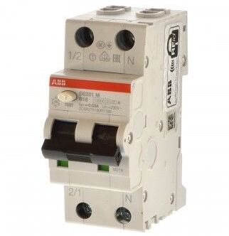 ABB DS201 B16AC30 Диффер. автомат 2-х полюсный 16А 30 mA ,тип АC, хар.B,6кА 2CSR255080R1165 3 S203 2CDS253001R0164 в Москве
