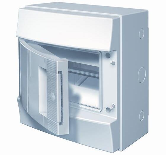 Бокс настенный Mistral65 8М непрозр. дверь с клемм. ABB 1SLM006501A1101 в Москве