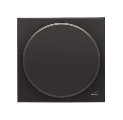 ABB Zenit 2CLA216010N1801 Светорегулятор электронный поворотный (500 Вт, под рамку, скрытая установка, 1 модуль, антрацит) в Москве