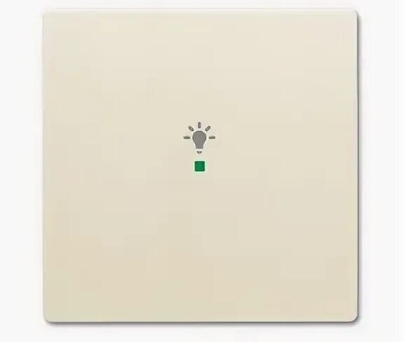 ABB Basic 55 Шале (бел) Клавиша одинарная free@home, освещение арт. 6220-0-0704 в Москве