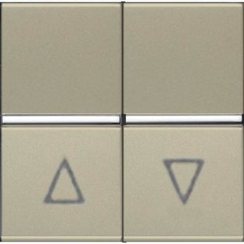 Выключатель жалюзи с фиксацией 16А ABB Zenit (шампань) 2CLA224410N1901