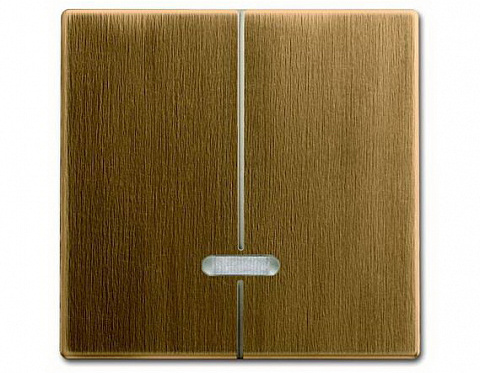 ABB BJE Династия Латунь античная Накладка 2-канального светорегулятора 6565U с подсветкой 2CKA006599A3024 в Москве