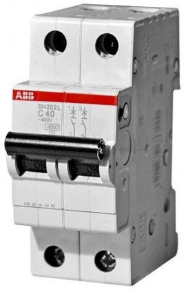 ABB SH202L C40 Автоматический выключатель 2-полюсный 2CDS242001R0404 в Москве