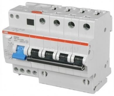 ABB DS204 C25 Диффавтомат 4P 25А 30mA 6kA (C) тип AC в Москве
