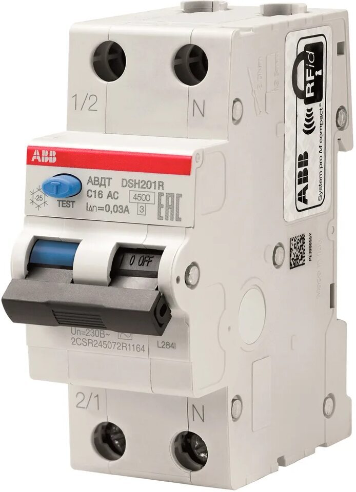 ABB DSH941R АВДТ 1Р+N 40А 30mA (AC) в Москве