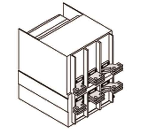 ABB Formula Выводы силовые выключателя KIT EF A2 (компл.8шт) в Москве