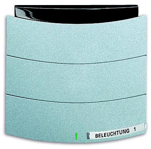 ABB KNX Triton Серебристый алюминий Сенсор 1/2-кл. с ИК-приемником в Москве