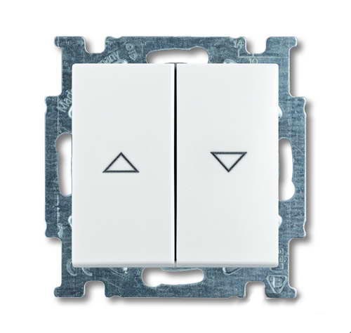 Выключатель жалюзи без фиксации, альпийский белый 2CKA001413A1082