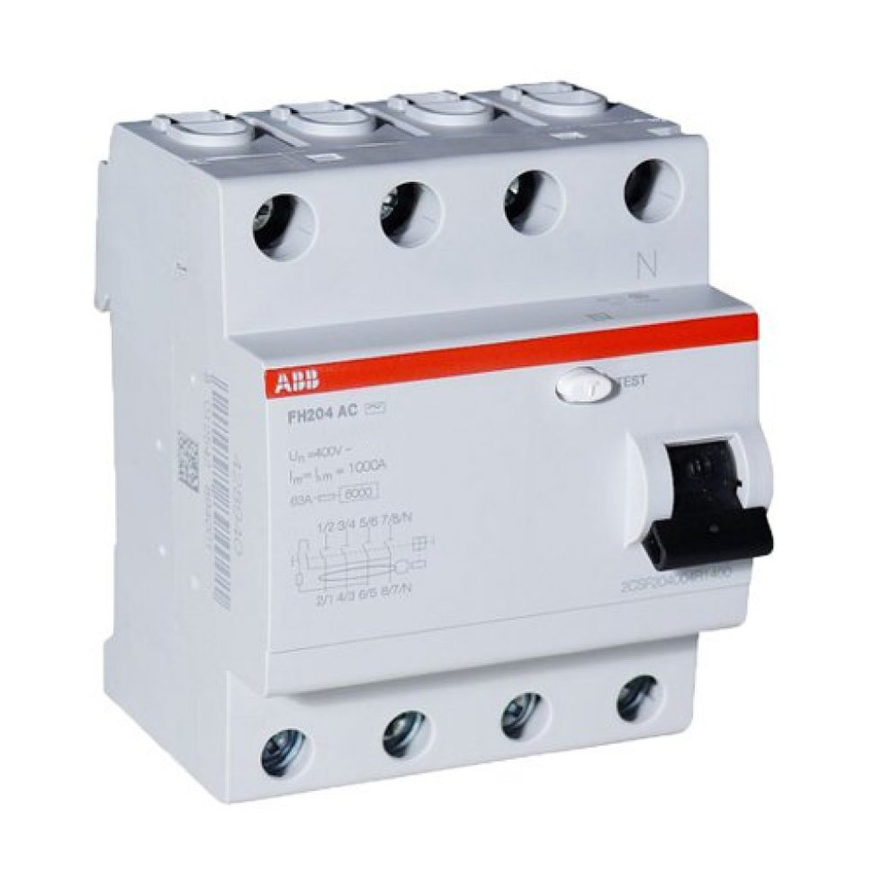 УЗО ABB FH204 AC-40/0.1 40А 100mA (AC)