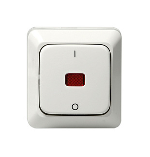 ABB Jussi Выключатель 2-пол.Jussi бел.контр.наруж в Москве