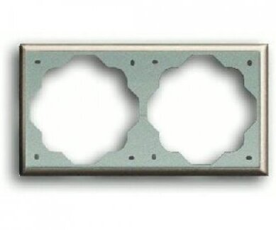 ABB Impuls Шампань-металлик Рамка 2-местная /1754-0-2528/ BJE/2CKA001754A2528/ в Москве