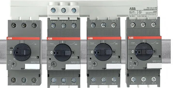 Автоматич.выключ. MS116-25 10кА с регулир. тепловой защитой 20A-25А Класс тепл. расцепит. 10 ABB в Москве