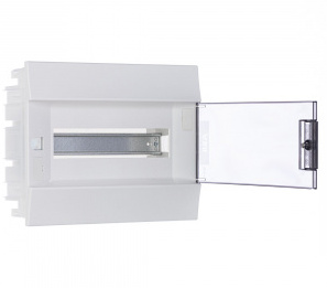 ABB Mistral41 Щит распределительный встраиваемый 12 модулей дымчатая дверь uk650 в Москве