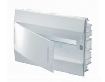 ABB Mistral41 Бокс в нишу 18М непрозрачная дверь (c клеммами)