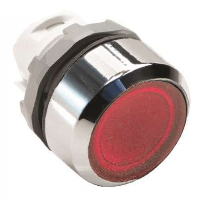 Abb COS Кнопка MP2-21Y желтая (только корпус) с фиксацией с подсветкой в Москве