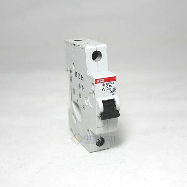 Автоматический выключатель 1P C20 ABB SH201L C16 в Москве