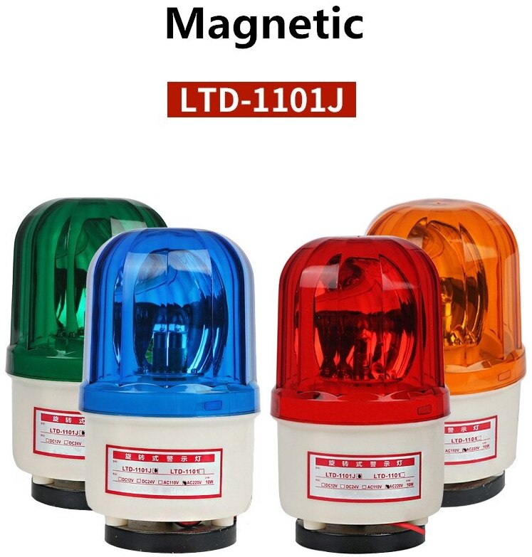 Abb COS Сигнальная лампа-маячок KSB-307R красная (вращающийся свет) со с ветодиодами 24В AC/DC в Москве