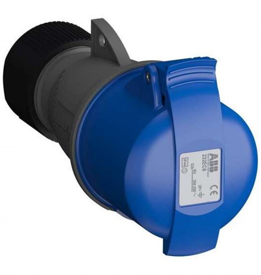 ABB Розетка кабельная Easy&Safe 332EC6,32А,3P+E,IP44,6ч 2CMA102040R1000 в Москве