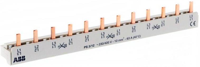 Разводка шинная 3ф PS3/12(PIN) 63A ABB 2CDL230001R1012 в Москве