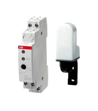 Реле освещения () TW-1 2-100 люкс ABB освещенности астрономическое TWA на канала (2CSM204375R1341) в Москве